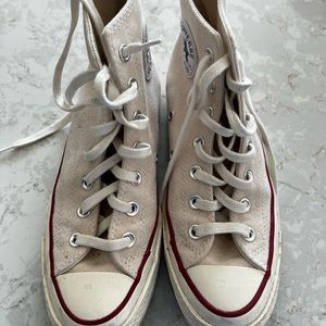 Canvas converse high top shoes